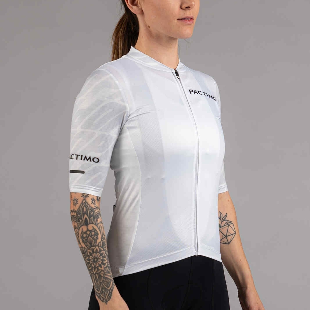 Pactimo Ascent Aero Women's White Cycling Top